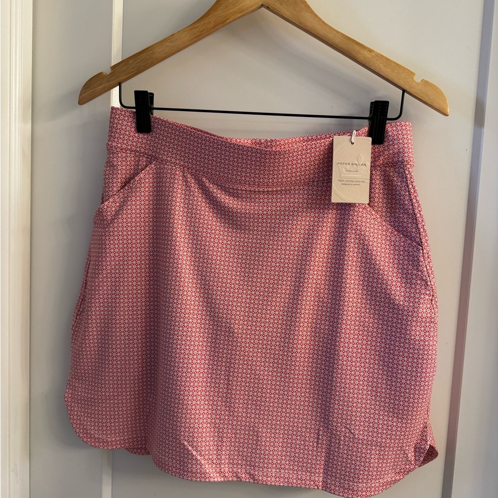Peter Millar, Women's Pink Printed Casual Skort - Performance Stretch, NWT